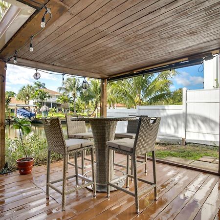 Canal Side Retreat With Dock, By Hollywood Boardwalk Fort Lauderdale Zewnętrze zdjęcie